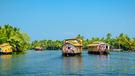 Kráľovská India a houseboat a pláže Keraly