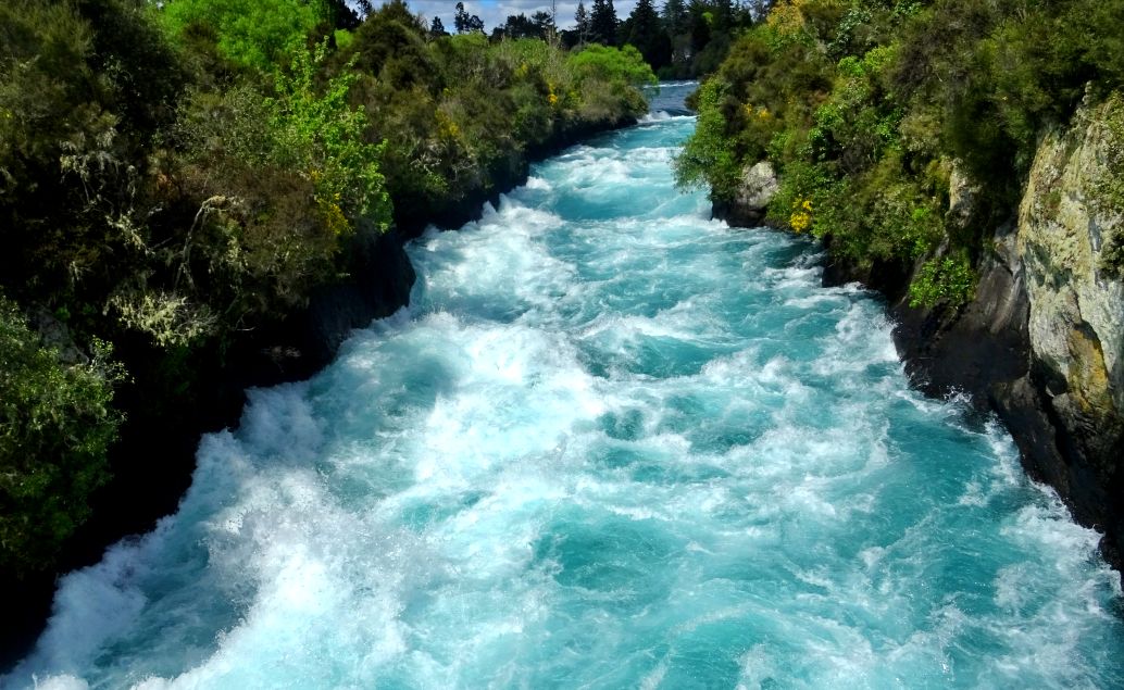 Pán prstenů Nový Zéland Huka Falls
